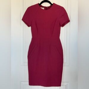Acne Studios Lucille AW12 Burgundy Knee length Dress